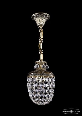 Подвесной светильник Bohemia Ivele Crystal 1777 Gold Black 1777/14/GB