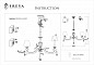 Люстра подвесная Freya Brossard FR2904-PL-08-BZ